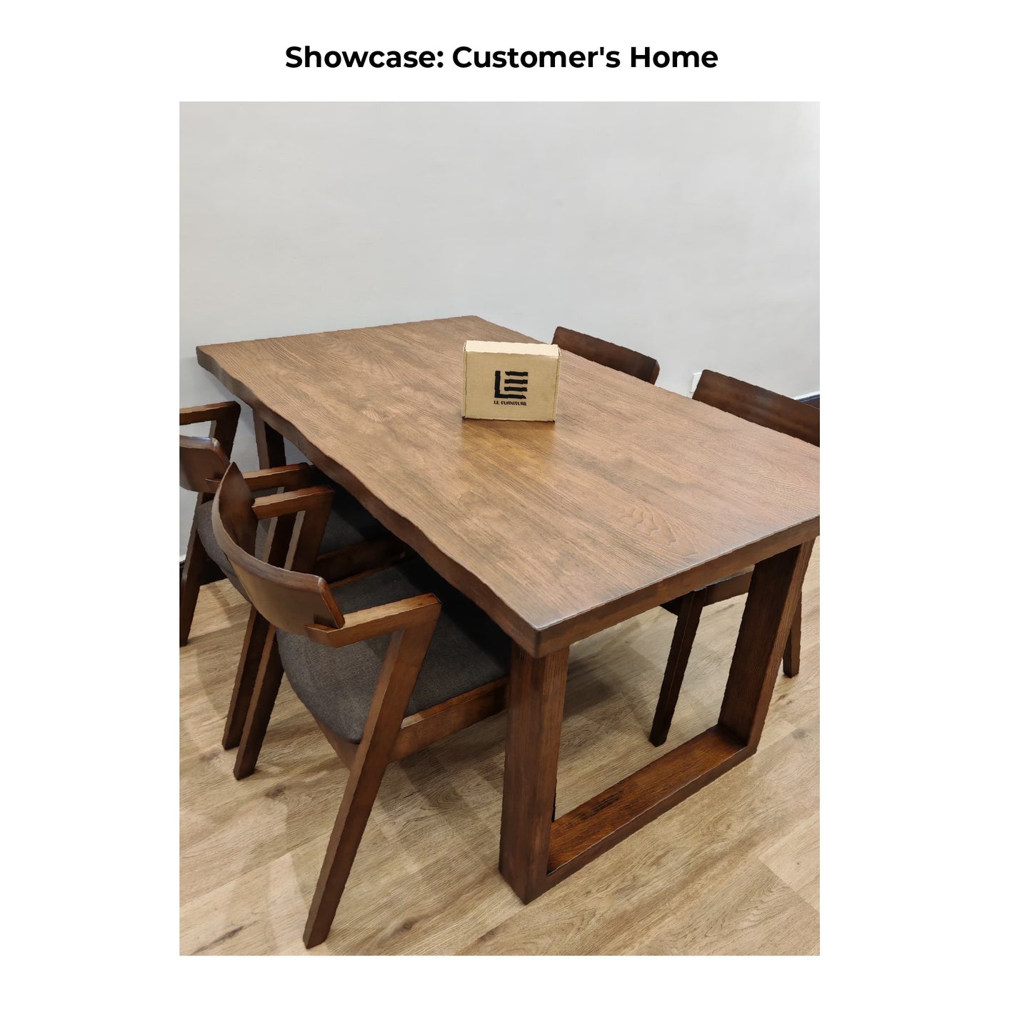 Bion Solid Wood Table Walnut