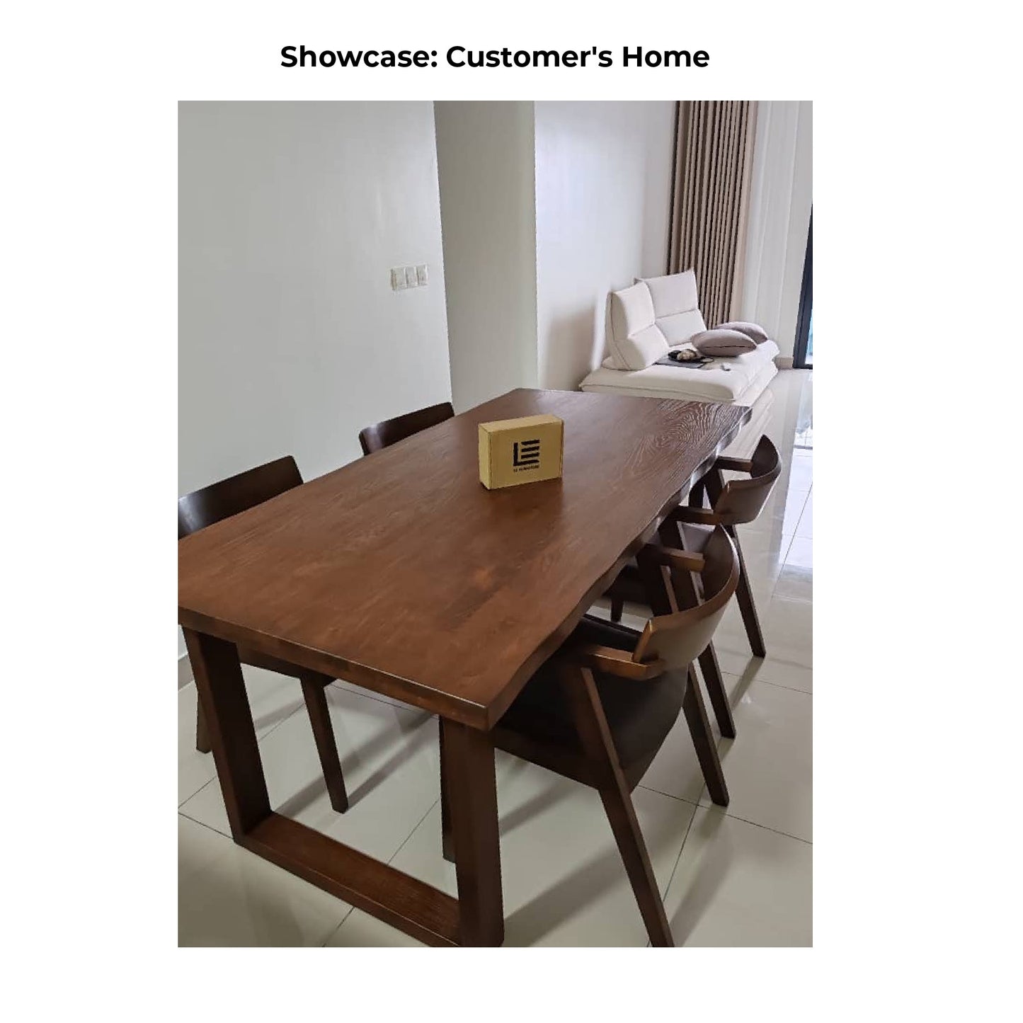 Bion Solid Wood Table Walnut