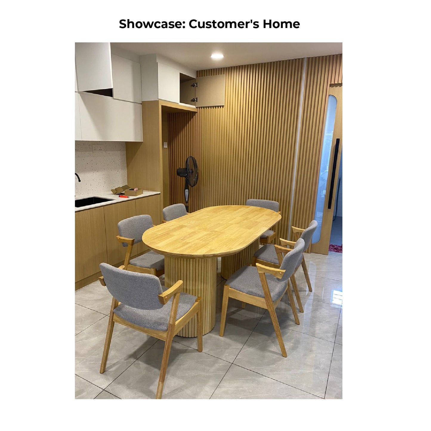 Fullto Solid Wood Table Natural