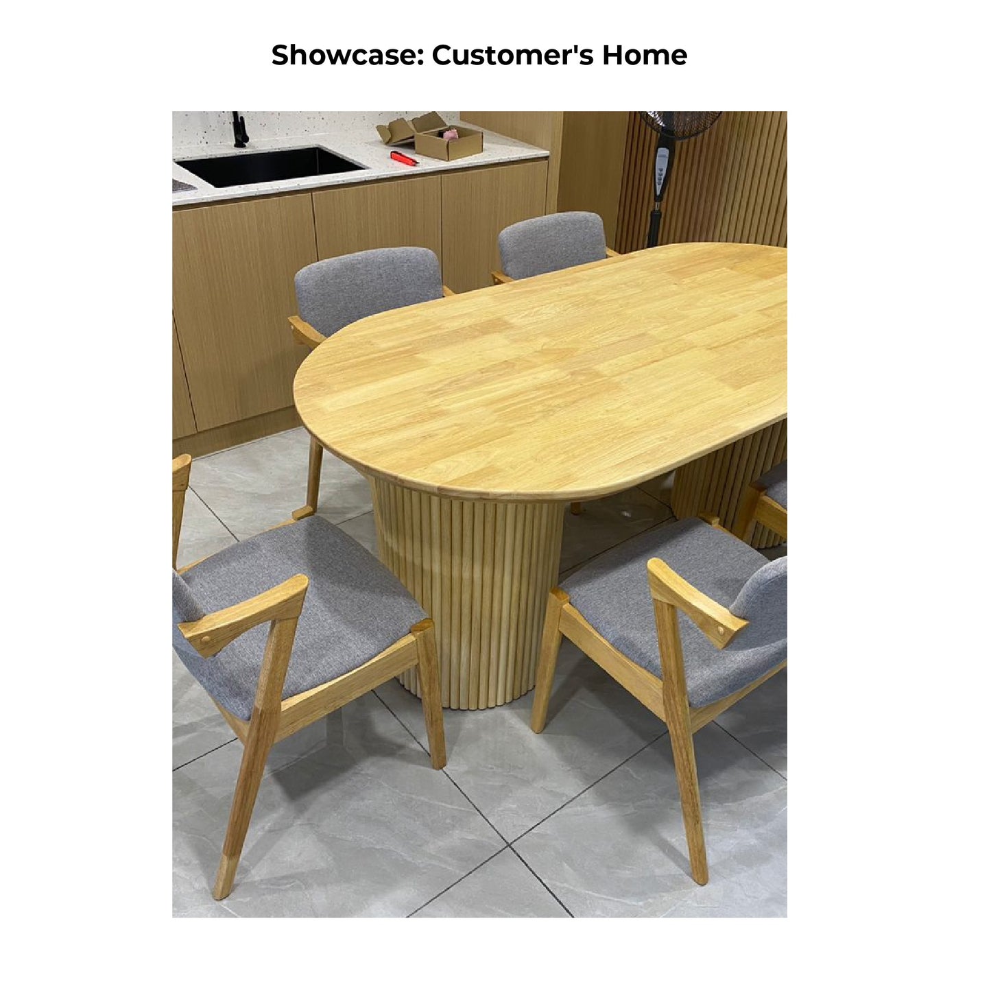 Fullto Solid Wood Table Natural