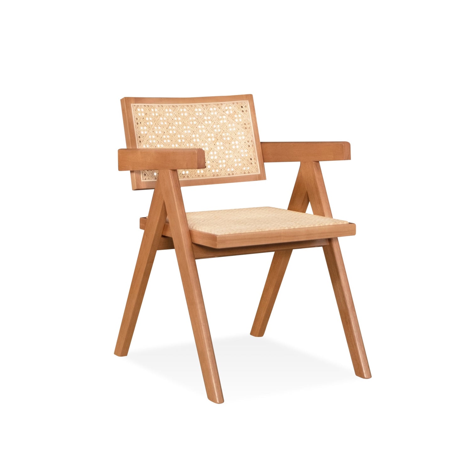 Nordic Rattan Dining Arm Chair