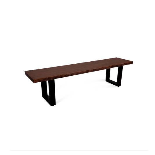 Bion Solid Wood Bench Walnut