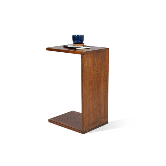 Pazzo Solid Wood Side Table Walnut