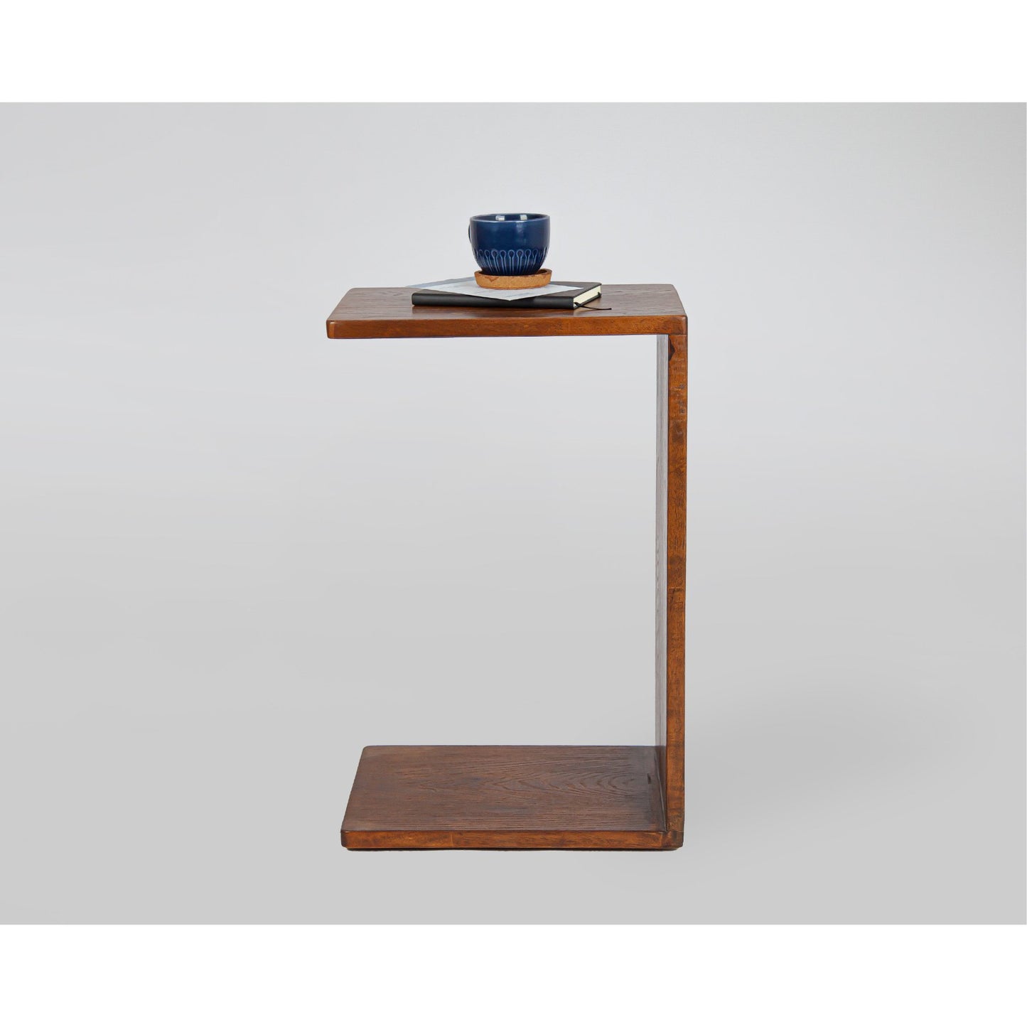 Pazzo Solid Wood Side Table Walnut