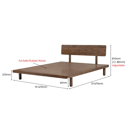 Muji Bedframe Walnut