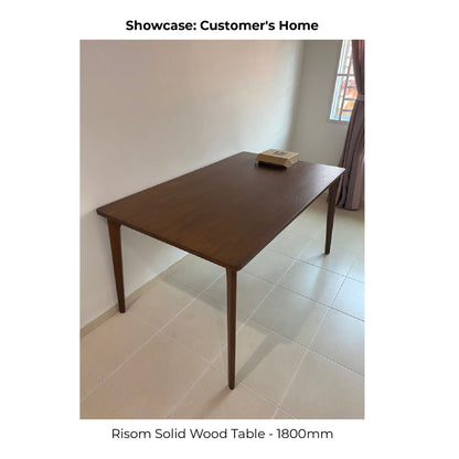 Risom Solid Wood Table