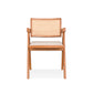 (PRE-ORDER)Nordic Rattan Cushion Arm Chair (2pcs/set)