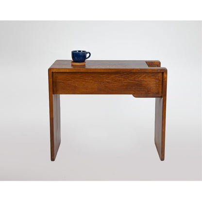 Bezzo Solid Wood Side Table Walnut