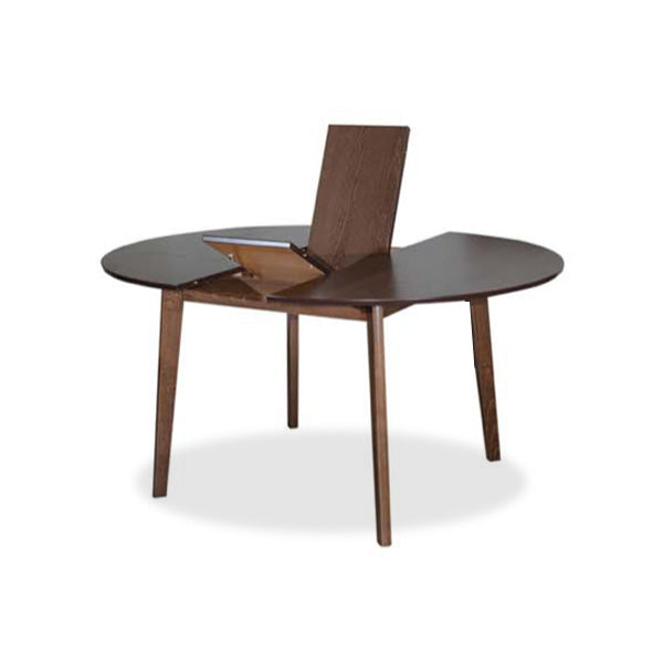 Rubber Wood 4.5ft Expandable Round Table -Colby