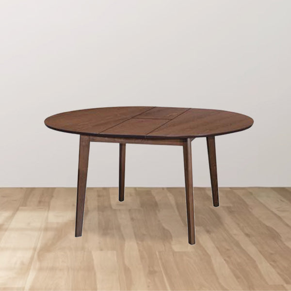 Rubber Wood 4.5ft Expandable Round Table -Colby