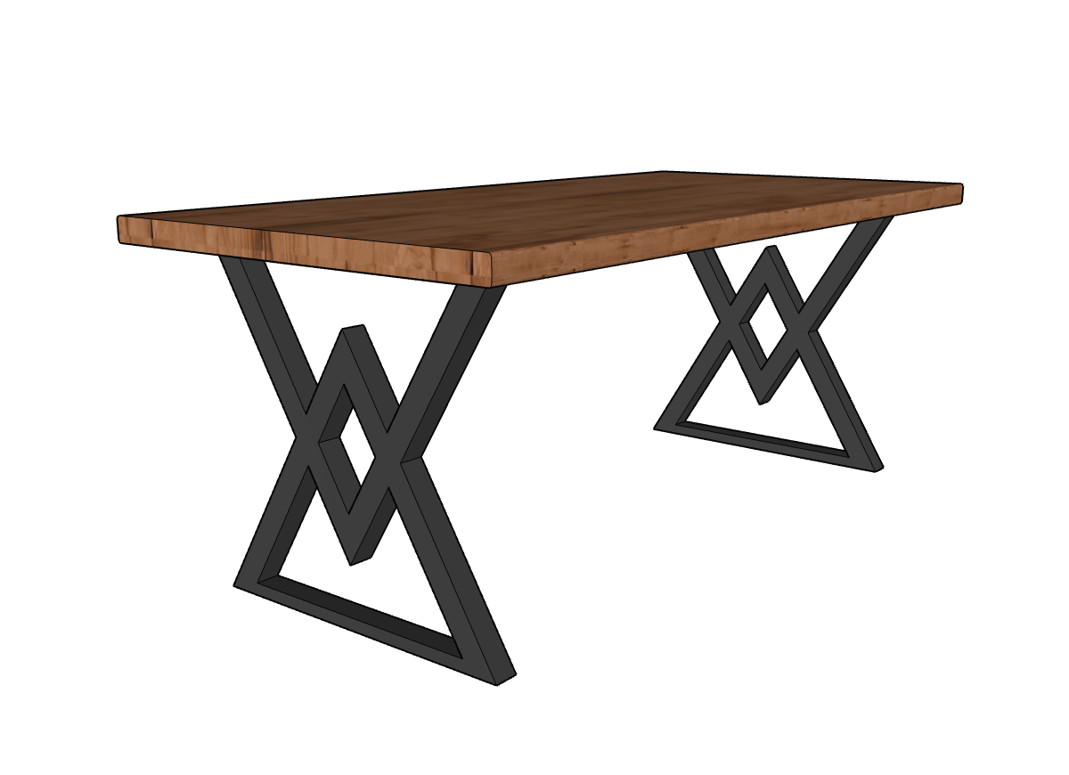 Barron Solid Rubber Wood Table